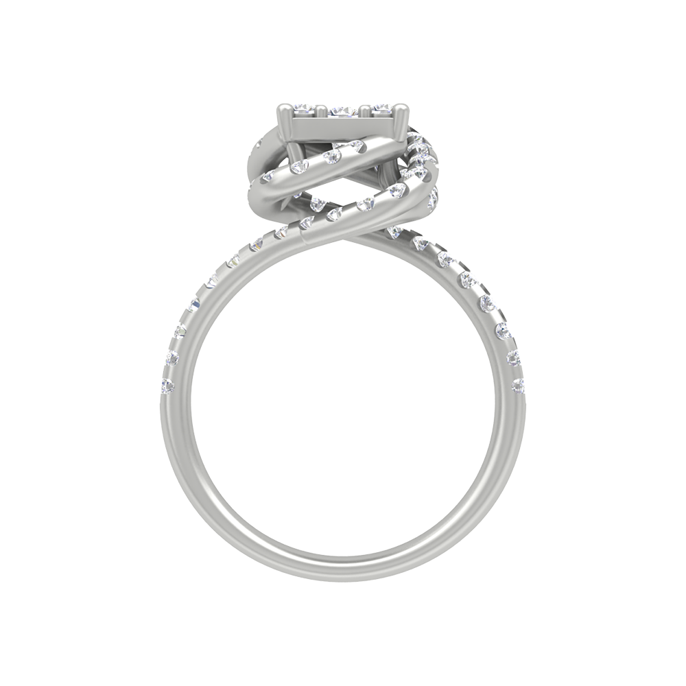 Twisting Squamous Cocktail Ring