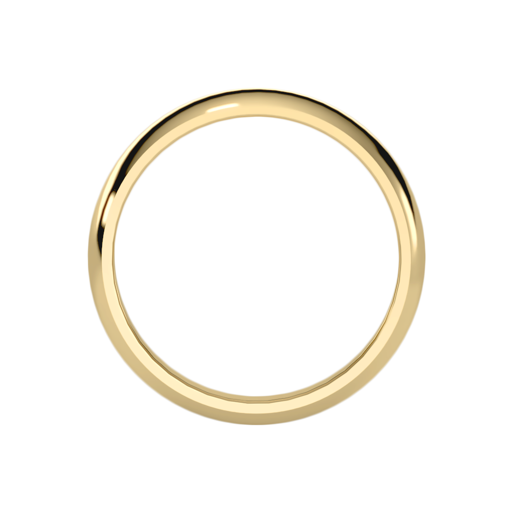 Trivial Round Band-Color_Yellow-Gold