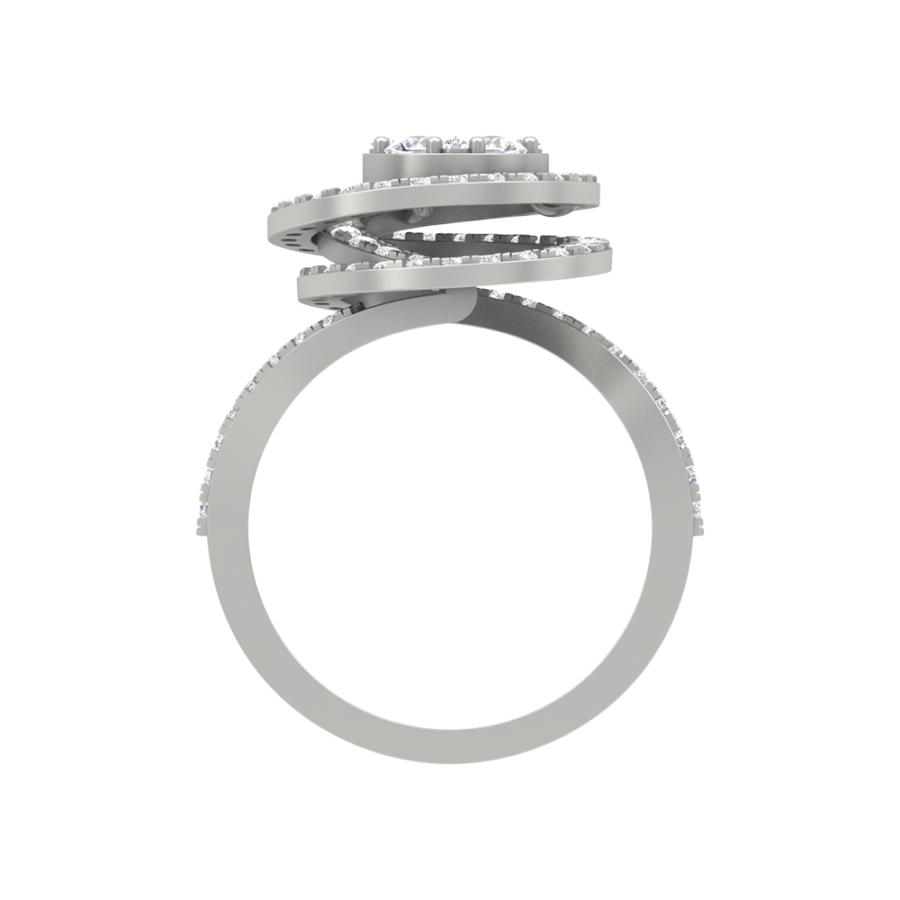 Twisting Zone Cocktail Ring