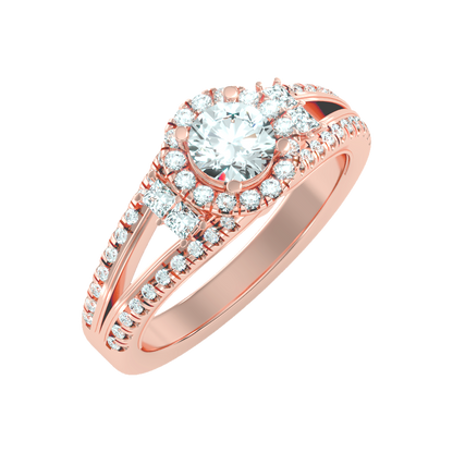 New Aged Halo Ring-Color_Rose-Gold