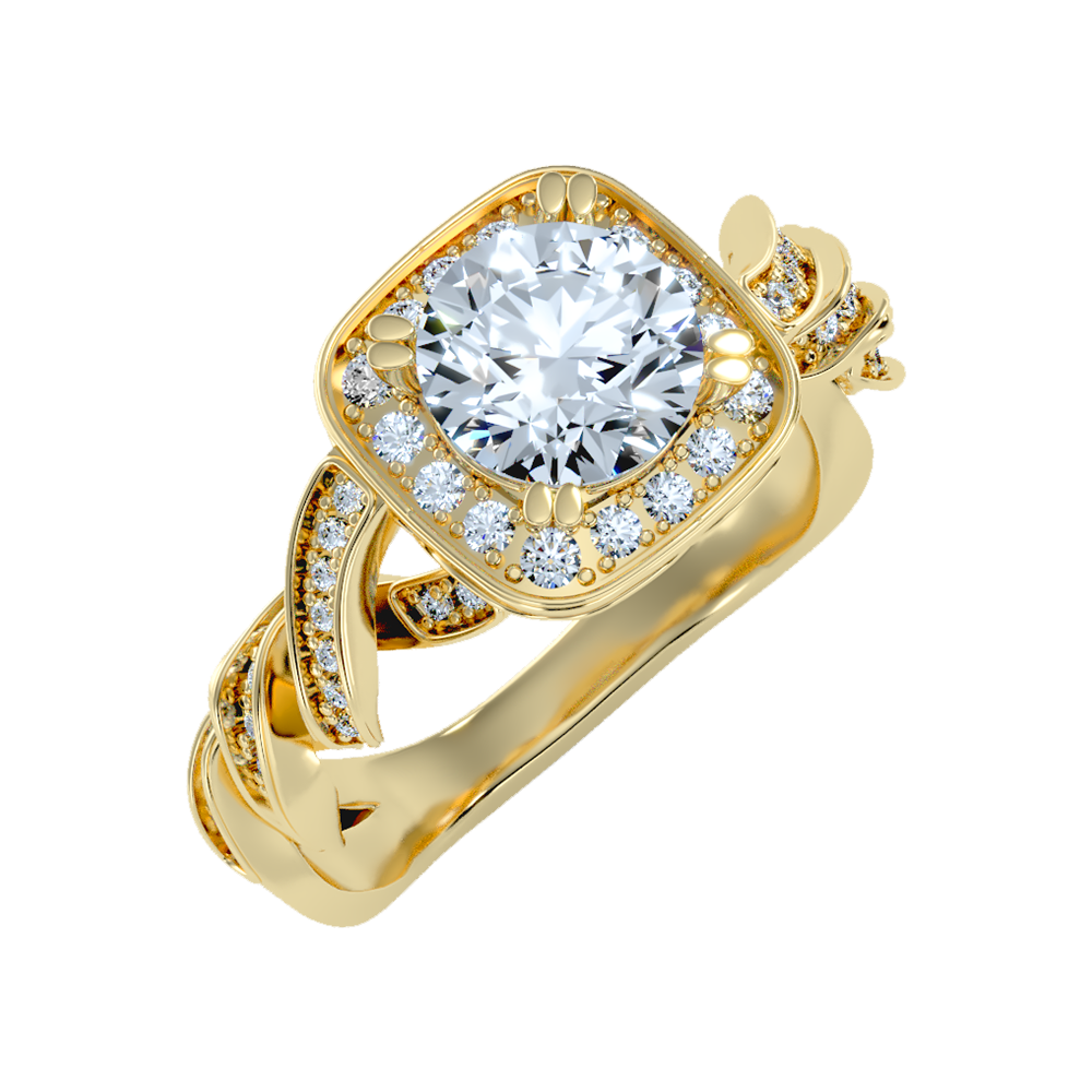 Discerning Solitaire Ring-Color_Yellow-Gold