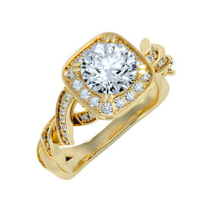 Discerning Solitaire Ring-Color_Yellow-Gold