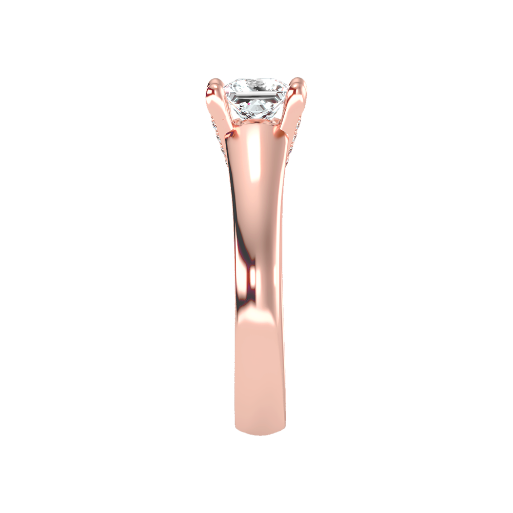 Gleaming Solitaire Ring