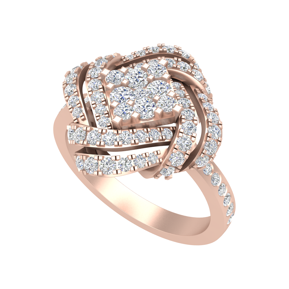 Squamous Cocktail Ring-Color_Rose-Gold