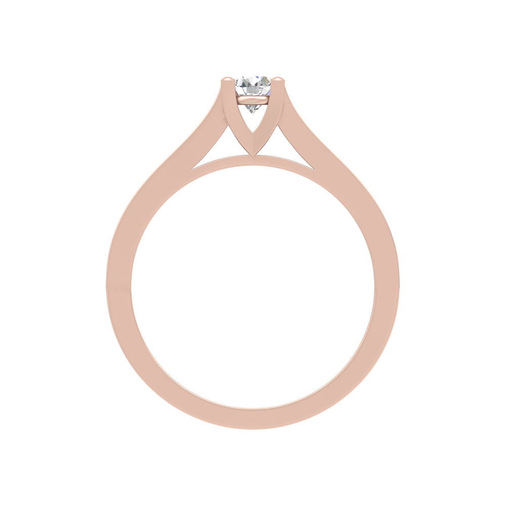 Annie Oval Solitaire Ring