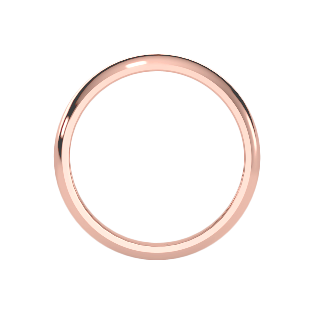 The Minimal Round Band-Color_Rose-Gold