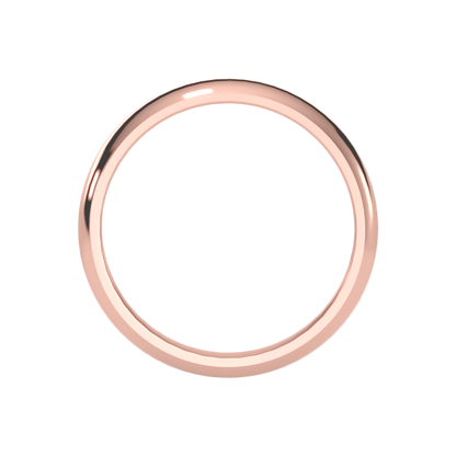 The Minimal Round Band-Color_Rose-Gold