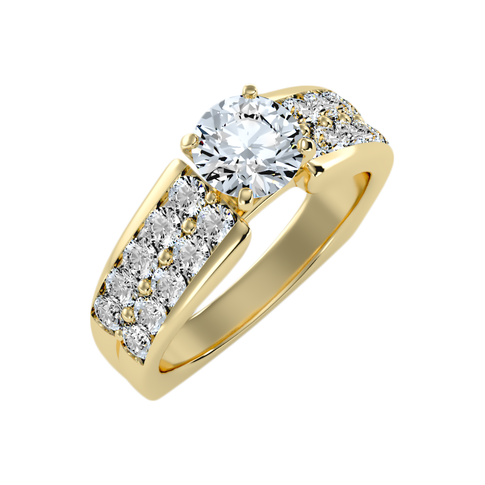 Delightful Solitaire Ring-Color_Yellow-Gold