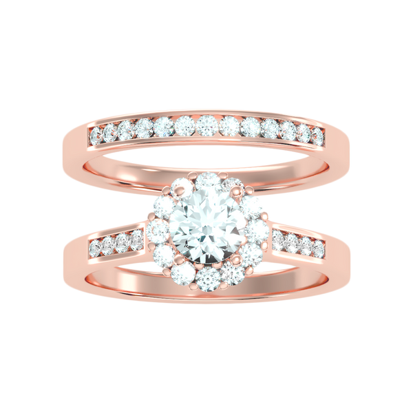 Lustrous Bridal Ring Set