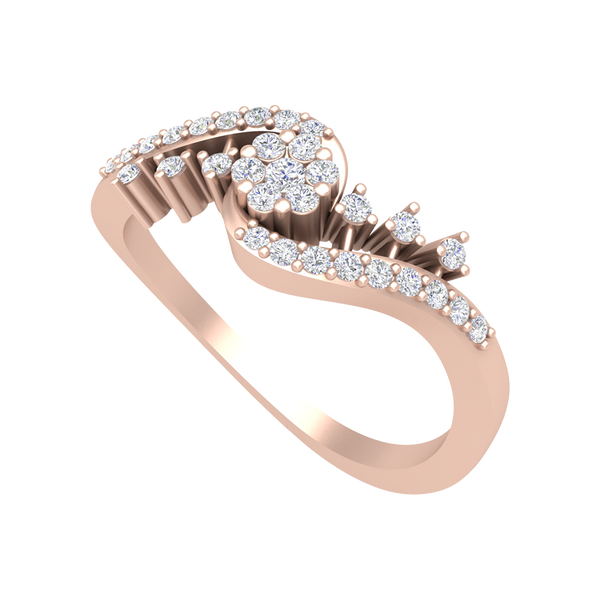 Mandalence Diamond Ring-Color_Rose-Gold