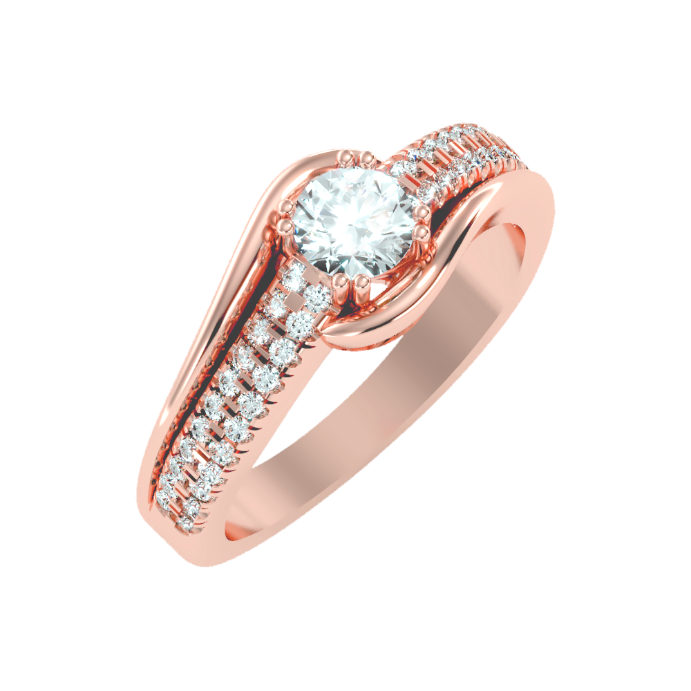 Shimmerin Halo Ring-Color_Rose-Gold