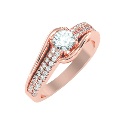 Shimmerin Halo Ring-Color_Rose-Gold