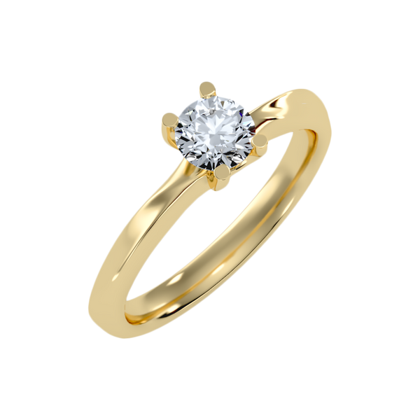 Petrichor Solitaire Ring-Color_Yellow-Gold