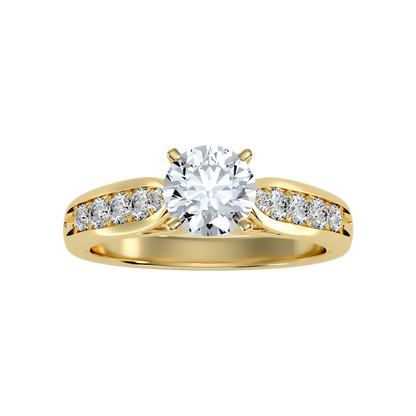 Drop Solitaire Ring