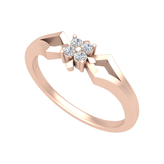 Floral Wedding Diamond Band