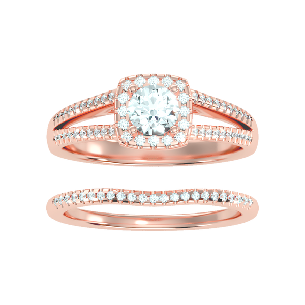 Lambent Bridal Ring Set-Color_Rose-Gold