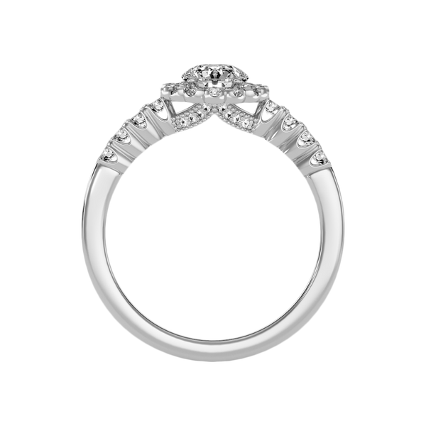 Kallos Classic Halo Diamond Engagement Ring