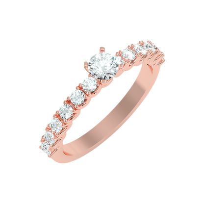 Effective Solitaire Ring-Color_Rose-Gold