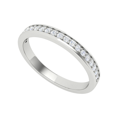 Adele Eternity Diamond Ring-Color_White-Gold