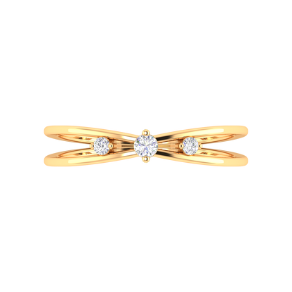 Sunshine Tri Stone Ring