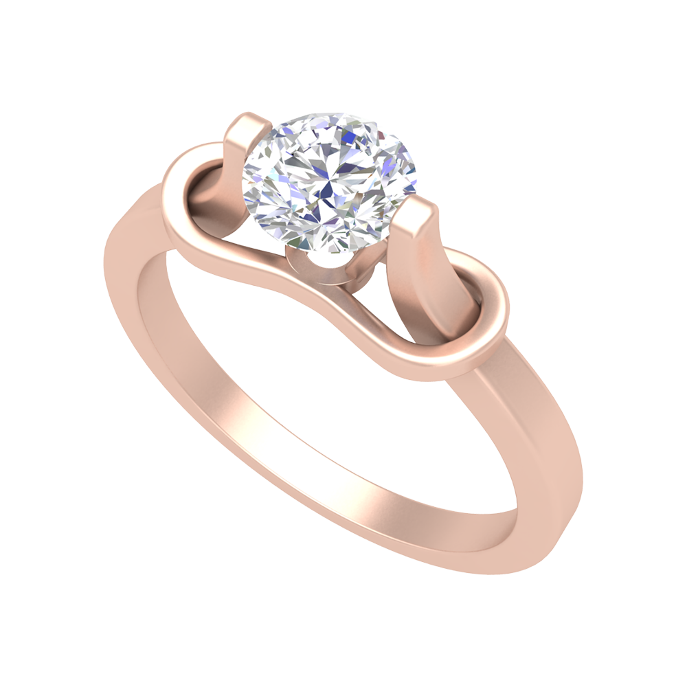 Solace Solitaire Ring-Color_Rose-Gold