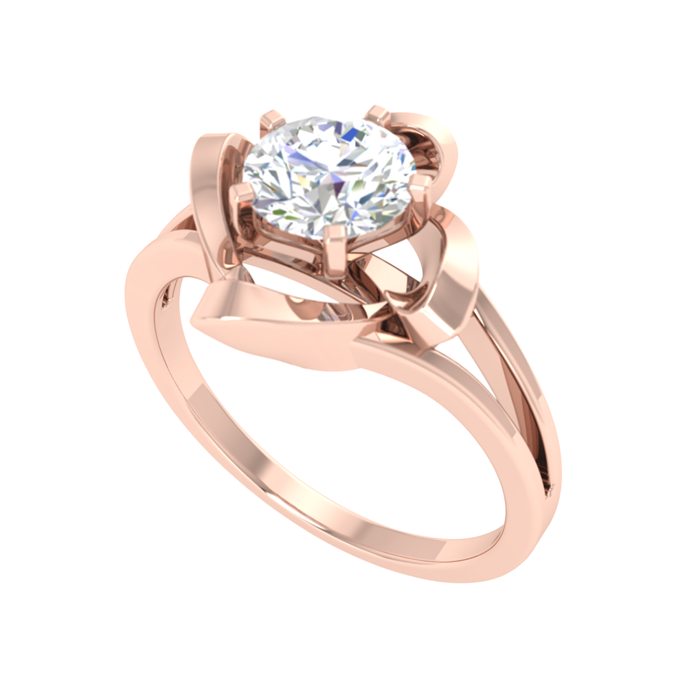 Floral Fiesta Solitaire Ring