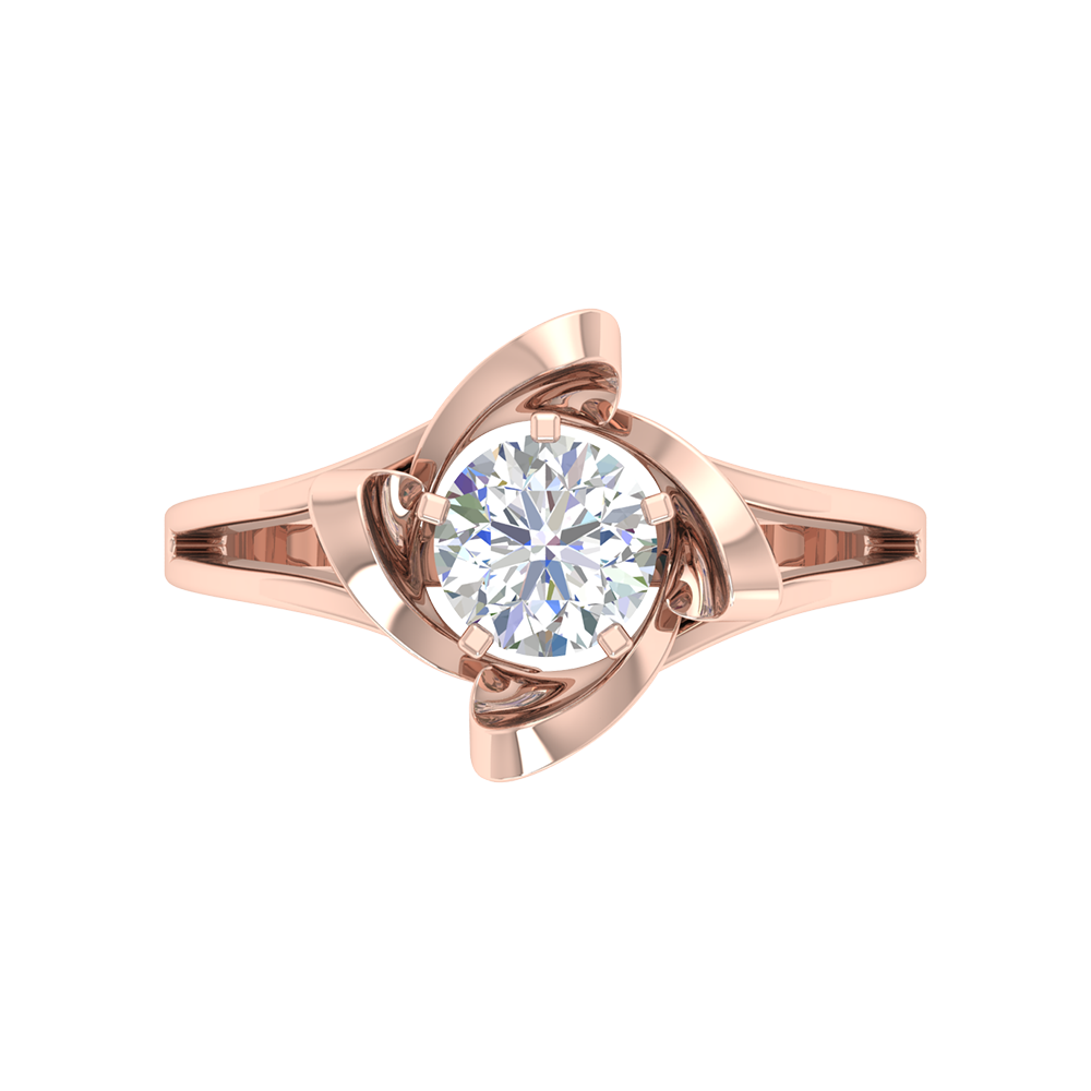 Floral Fiesta Solitaire Ring