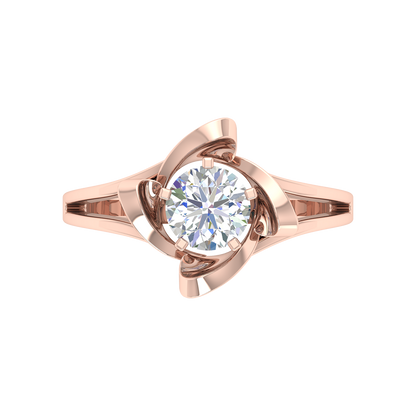 Floral Fiesta Solitaire Ring