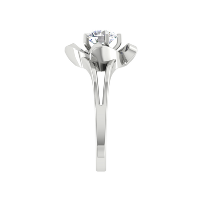 Floral Fiesta Solitaire Ring