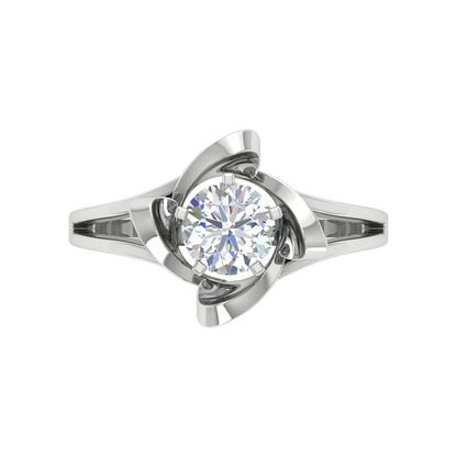 Floral Fiesta Solitaire Ring