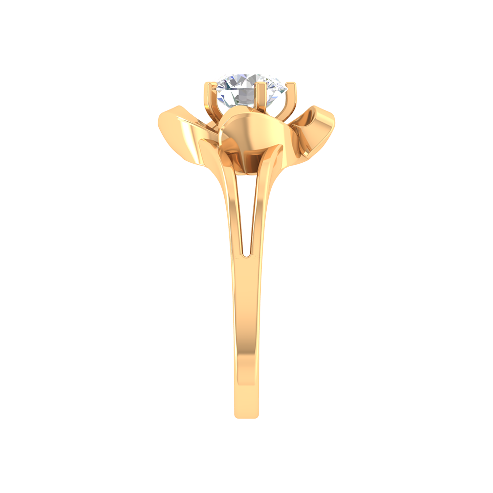 Floral Fiesta Solitaire Ring