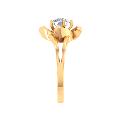 Floral Fiesta Solitaire Ring