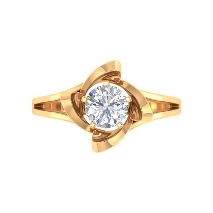 Floral Fiesta Solitaire Ring