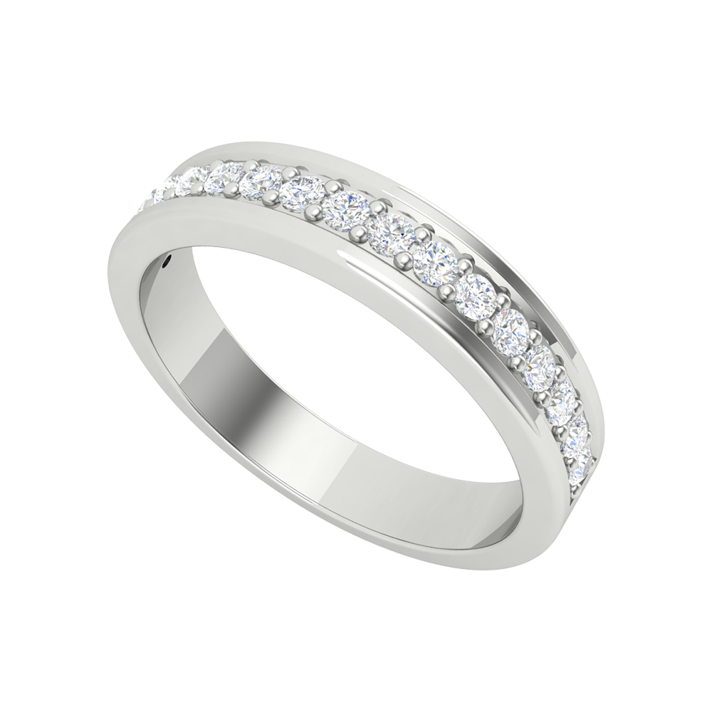 Chandelle Glitter Diamond Band-Color_White-Gold