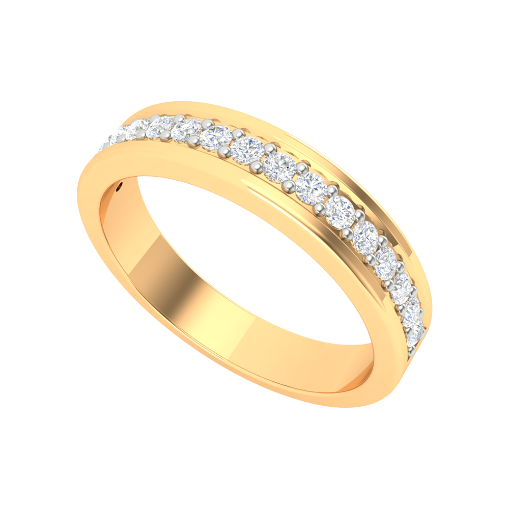 Chandelle Glitter Diamond Band-Color_Yellow-Gold