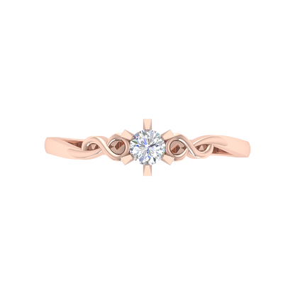 Entangled Gem Solitaire Ring