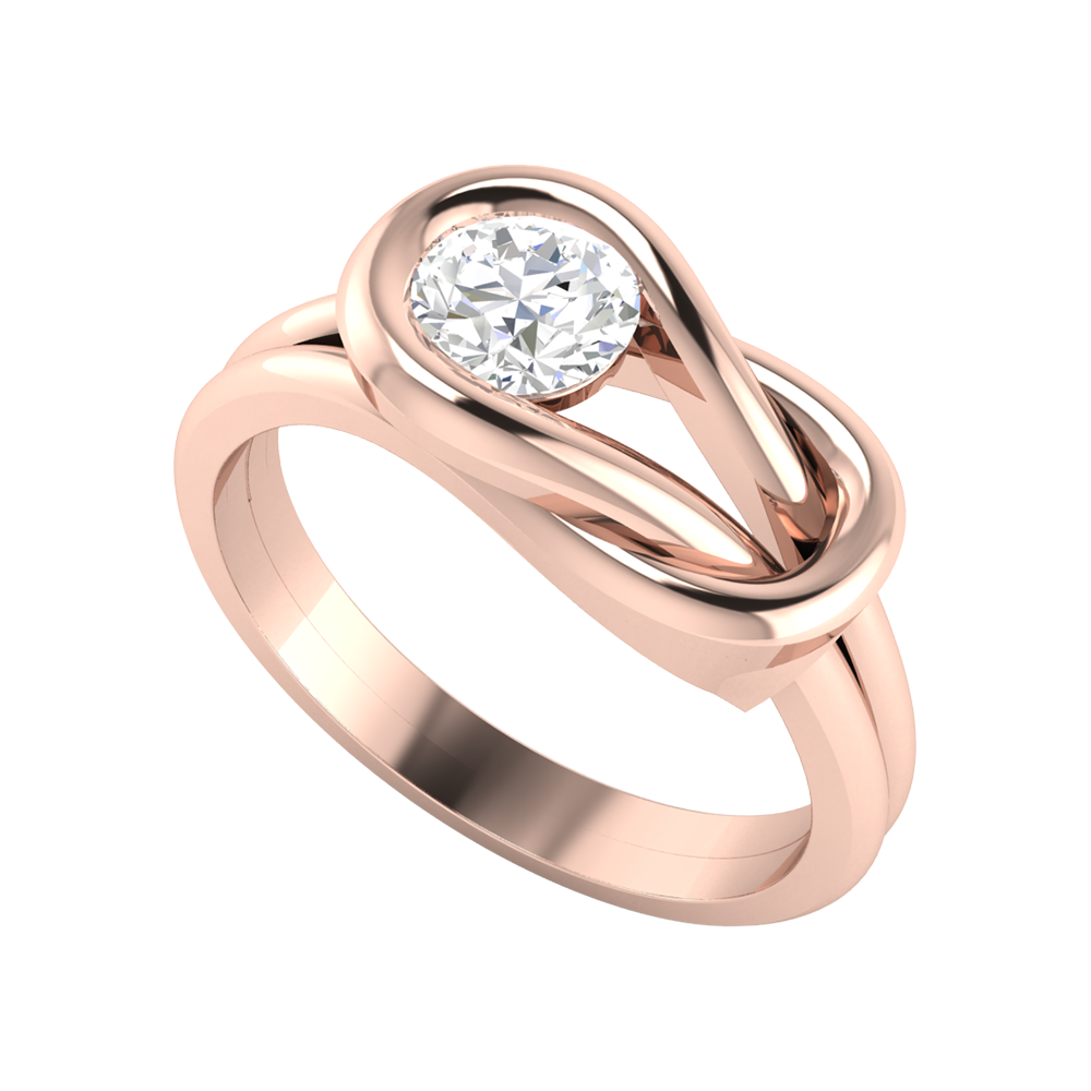 Perfect Fiesta Solitaire Ring-Color_Rose-Gold