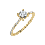 Lordly Solitaire Ring-Color_Yellow-Gold