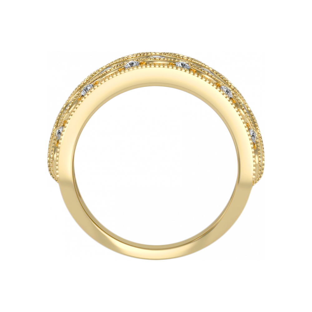 Magnificent Half Eternity Ring-Color_Yellow-Gold