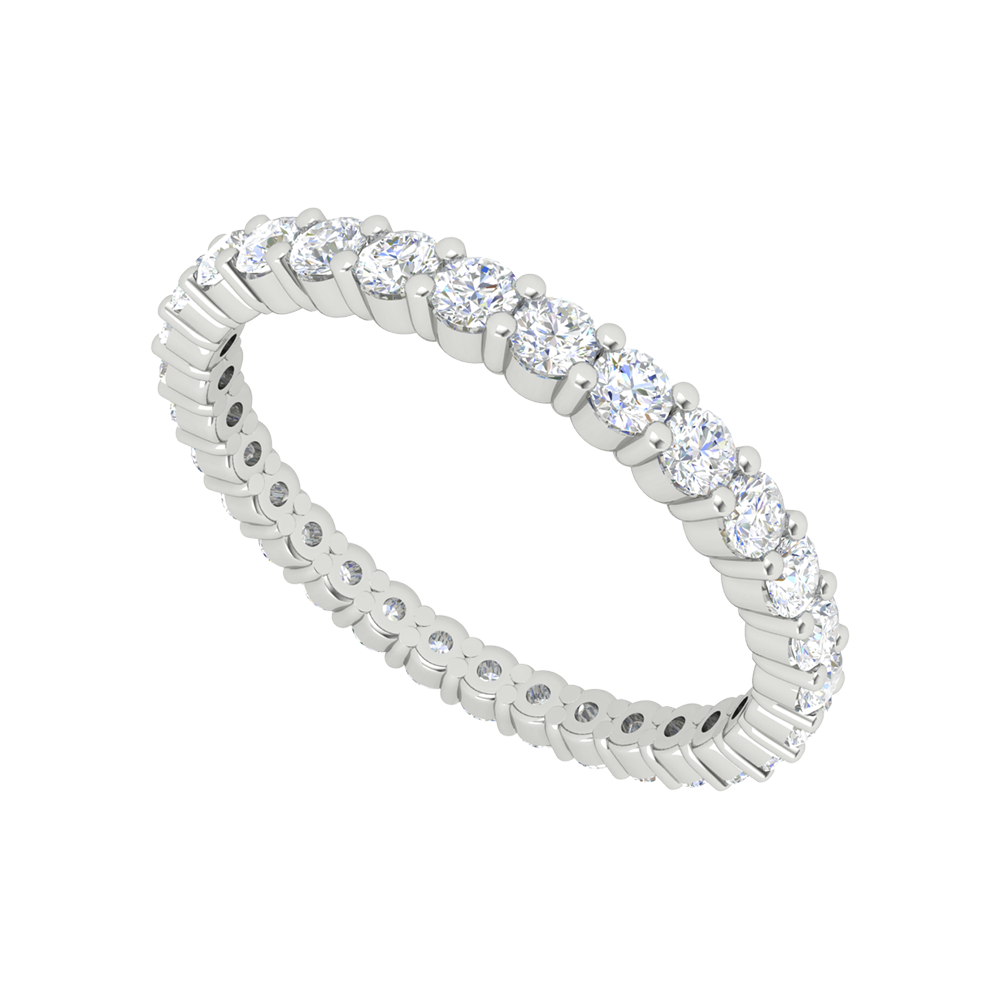 Estelle Full Eternity Ring-Color_White-Gold