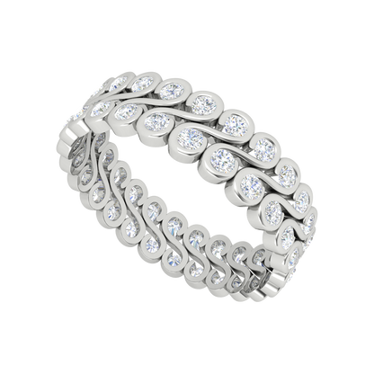 Jacinthe Diamond Band-Color_White-Gold