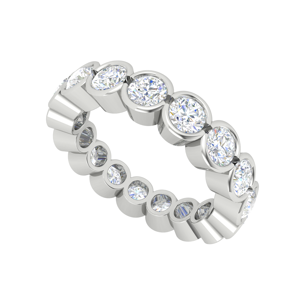 Maelys Eternity Band-Color_White-Gold