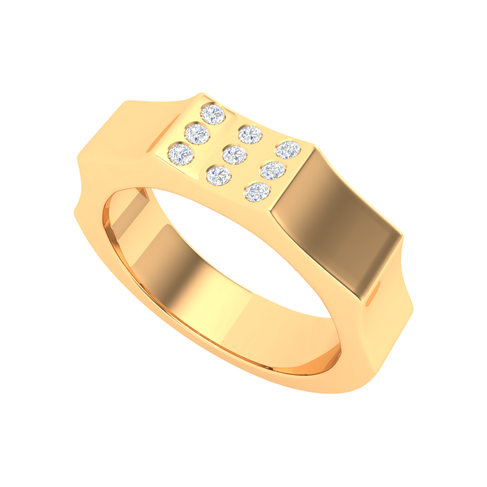 Rouge Broad Band Ring