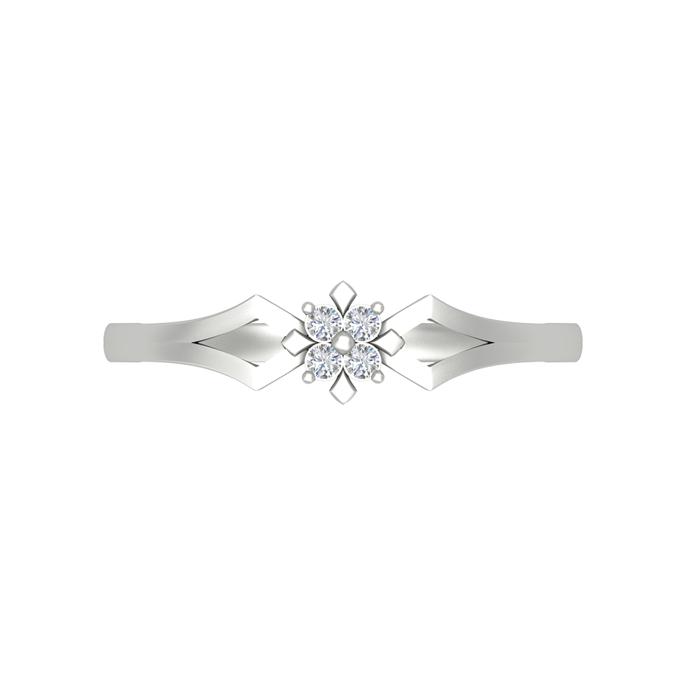 Floral Wedding Diamond Band