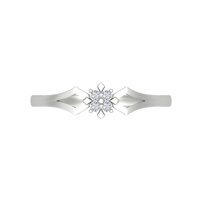 Floral Wedding Diamond Band