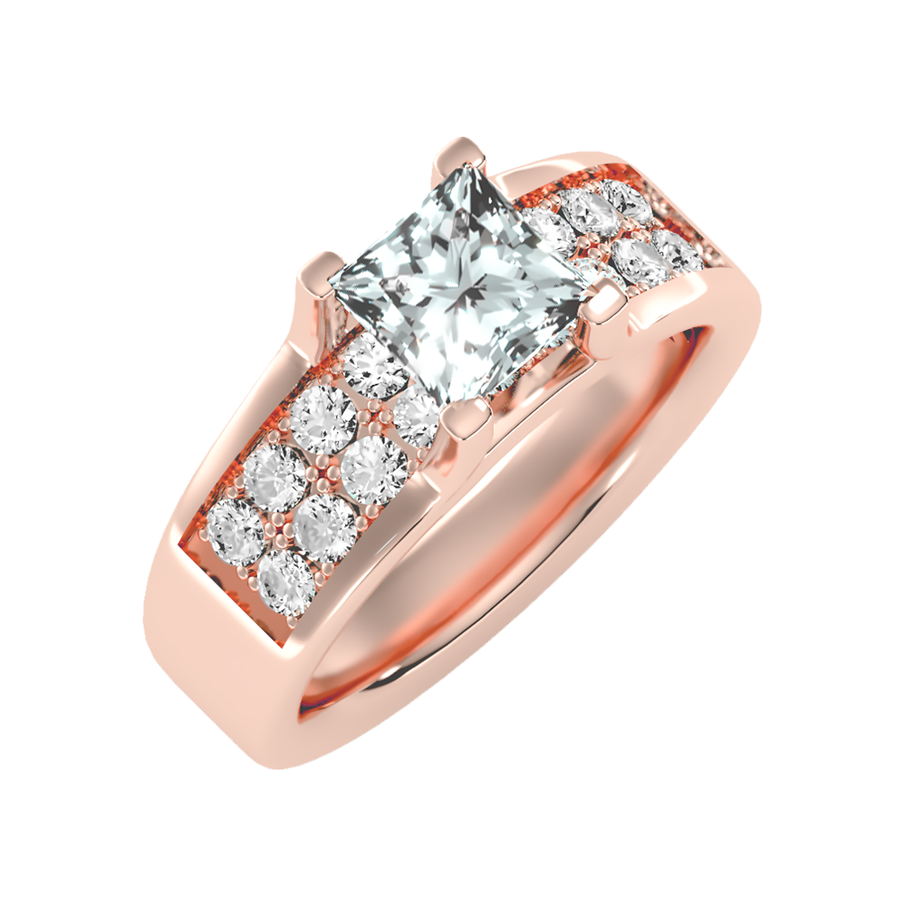 Scintillate Solitaire Ring-Color_Rose-Gold