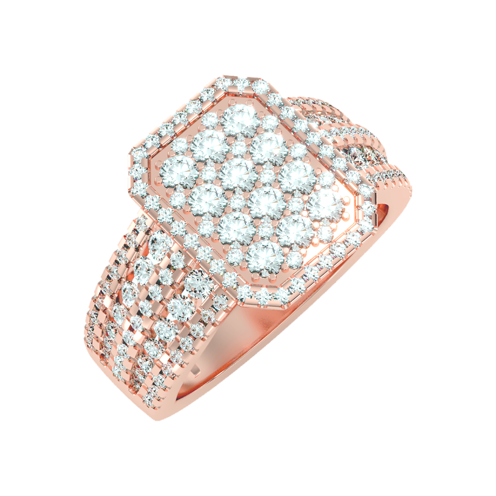 Celestial Diamond Men's Ring