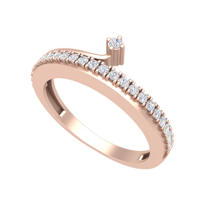 Stunning diamond band-Color_Rose-Gold