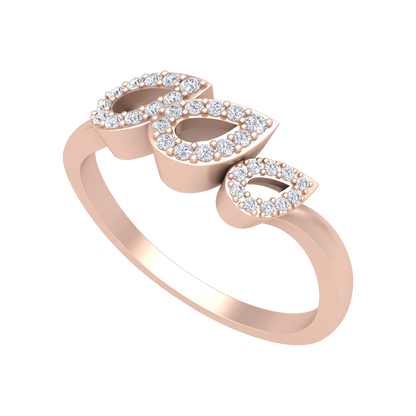 Dazzling drops Ring