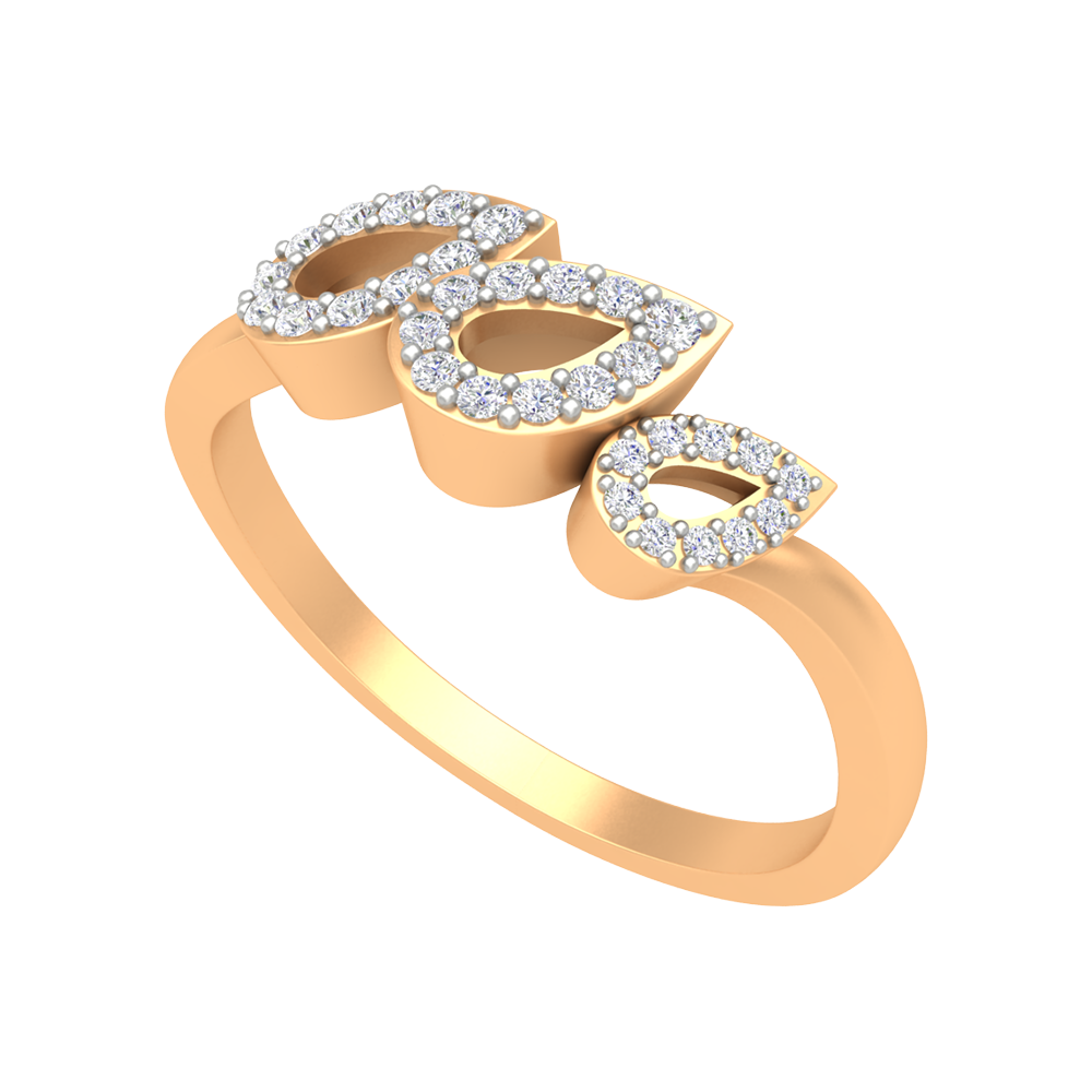 Dazzling drops Ring